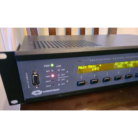 Crestron Pro2 Control System Processor 6001377 Tested w/power cord Rack Mount - Picture 2 of 6